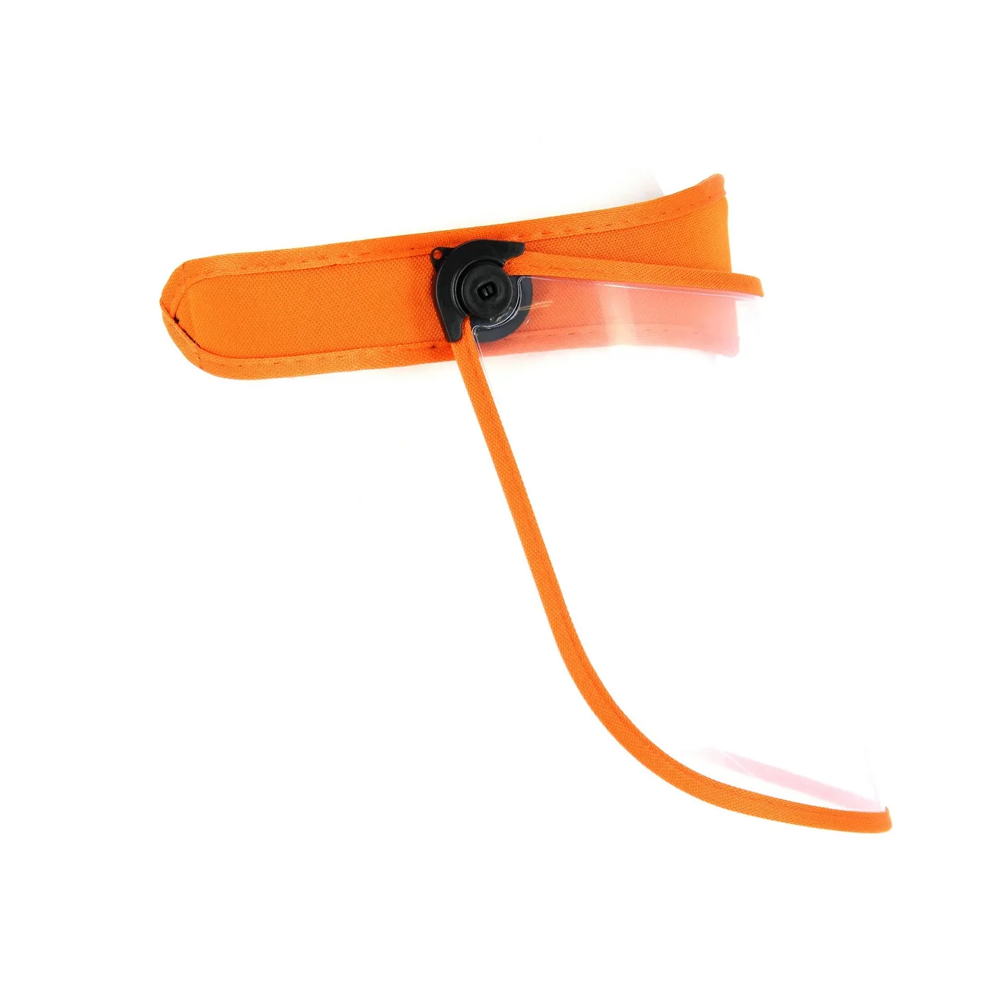 Orange PVC Face Shield Visor - Traclet Reference: 10530 | Traclet Hat Shop