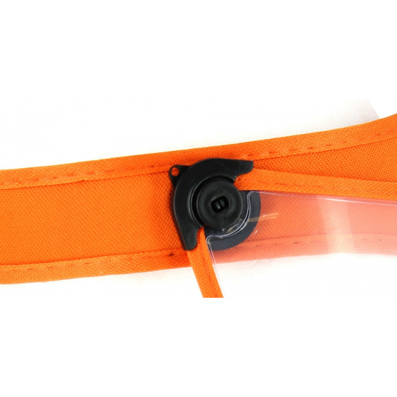 Visière Protège-Visage PVC Orange- Traclet 