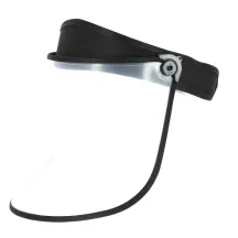 Black PVC Face Shield Visor - Traclet Reference: 10531 | Traclet Hat Shop