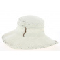 Women's Beige Linen Bronze Hat - Mtm