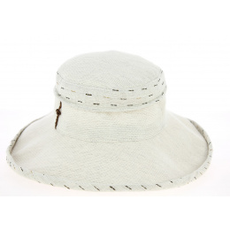 Hat Woman Bronze Linen Beige - Mtm