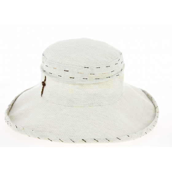Chapeau Femme Bronze Lin Beige- Mtm