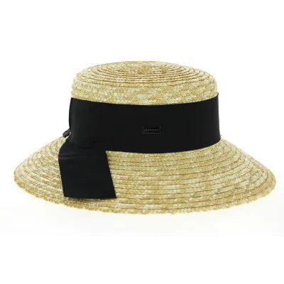 Natural Straw Riviera Wide-Brimmed Hat - Betmar Reference: 10547 | Traclet Hat Shop