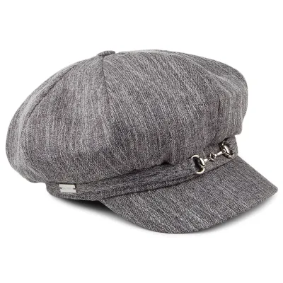 Casquette Gavroche Jocelyn Noir & Blanc- Betmar Reference : 10550 | Chapellerie Traclet