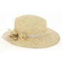 Natural Straw Boater / Traveler Hat Labasa - Traclet