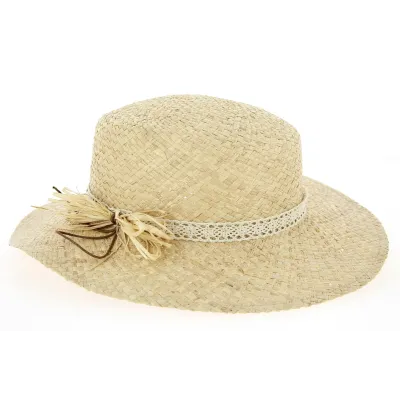 Canotier / Chapeau Traveller Labasa Paille Naturelle - Traclet Reference : 1042 | Chapellerie Traclet