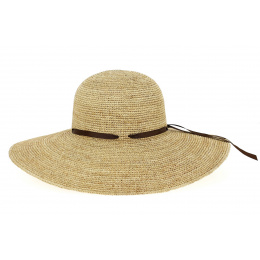Capeline Monique Natural Raphia straw- Traclet