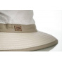 White & Beige Medium Brim Parisian Hat - Soway