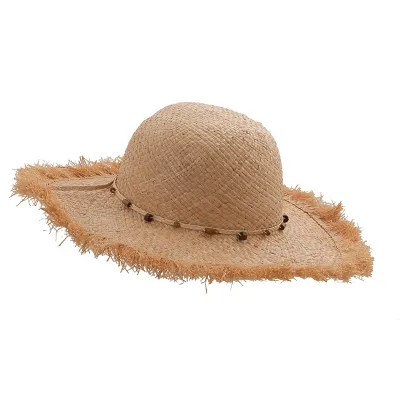 Cadix Natural Straw Wide-Brimmed Hat - Traclet Reference: 10565 | Traclet Hat Shop