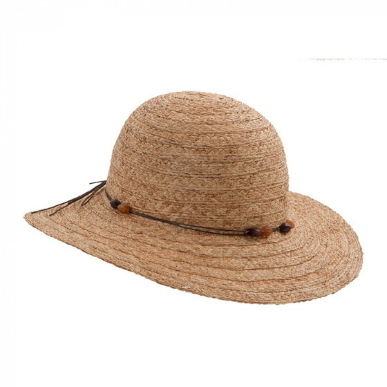 Alicante natural straw floppy hat - Tracletto