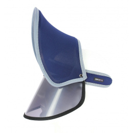 Serre-Tête Visière de Portection Sport Bleu Marine- Traclet