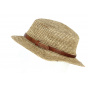 Manakara Natural Raffia Straw Boater Hat - Traclet