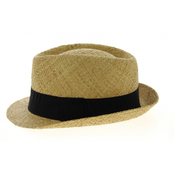 Chapeau Trilby Modica Paille Naturelle- Traclet