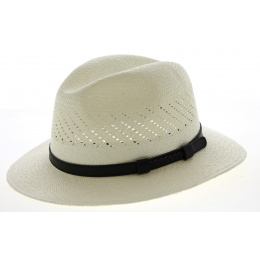 White Noto Panama Traveller Hat - Traclet
