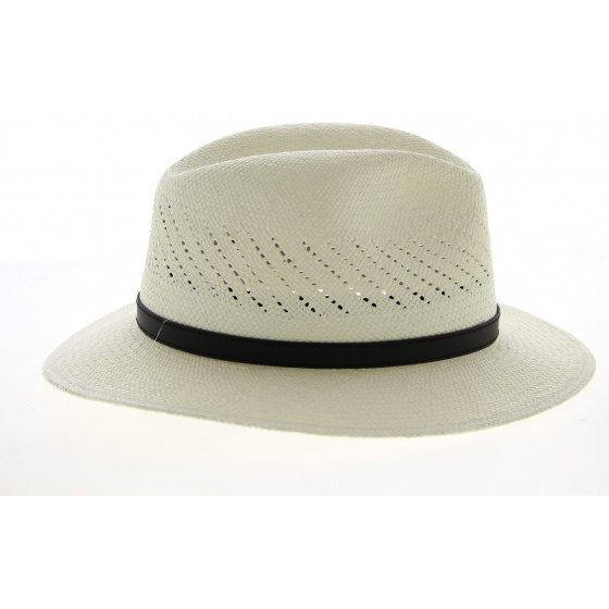 Chapeau Traveller Panama Noto Blanc- Traclet