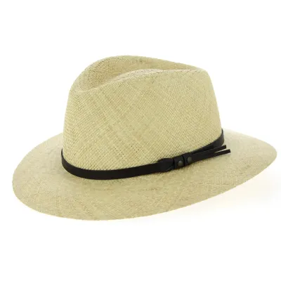 Chapeau Traveller Agrigente Panama Naturel- Traclet Reference : 10579 | Chapellerie Traclet