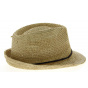 Trilby Enna Straw Hat Natural Raffia Straw - Traclet
