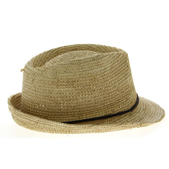 Chapeau Trilby Enna Paille Raphia Naturel- Traclet