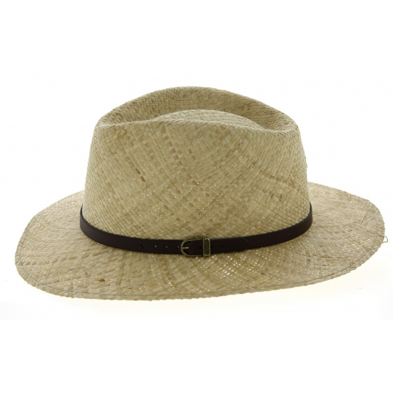 Natural Straw Avola Traveler Hat - Traclet Natural Straw Avola Traveler Hat - Traclet