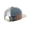 San Marin Patchwork Linen Baseball Cap - Traclet Reference: 8030 | Traclet Hat Shop