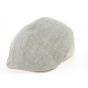 Crambes Sand Linen Brighton Flat Cap