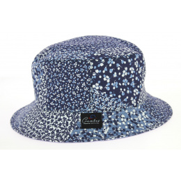 Bob Blandine Reversible Cotton Hat Blue- Crambes 