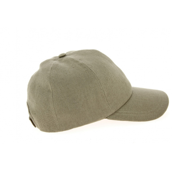 Baseball Cap Nezel Linen Hazelnut - Crambes Baseball Cap Nezel Linen Hazelnut - Crambes