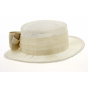 Gaby Ecru Ceremonial Hat - Traclet