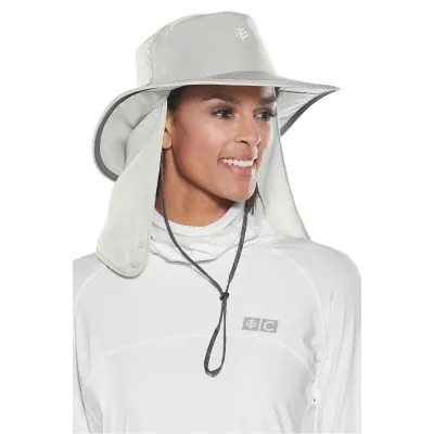 Convertible Boating Hat UPF 50+ Gray - Coolibar Reference: 10621 | Traclet Hat Shop