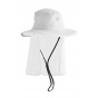 UPF 50+ Convertible Boating Hat White - Coolibar