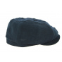 8-rib Desgrange Cap Navy Blue Linen- Crambes
