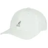 Casquette Washed Baseball Coton Blanche- Kangol Reference : 10635 | Chapellerie Traclet