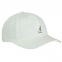Casquette Washed Baseball Coton Blanche- Kangol