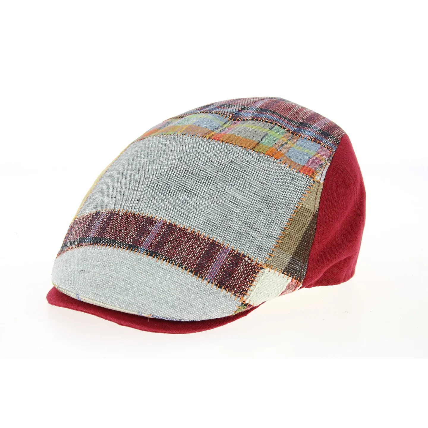 Casquette Patchwork Domiti Lin & Coton- Traclet Reference : 9327 | Chapellerie Traclet
