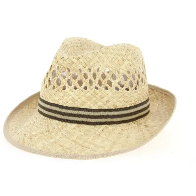 Chapeau Trilby Denis Paille Naturelle- Traclet Reference : 10636 | Chapellerie Traclet