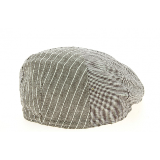 Casquette Plate Enrique Lin & Coton Taupe- Traclet Casquette Plate Enrique Lin & Coton Taupe- Traclet