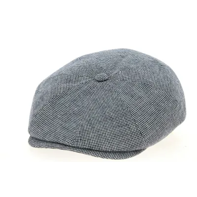 Casquette Hatteras Frederique Coton & Lin Bleu Marine- Traclet Reference : 10642 | Chapellerie Traclet