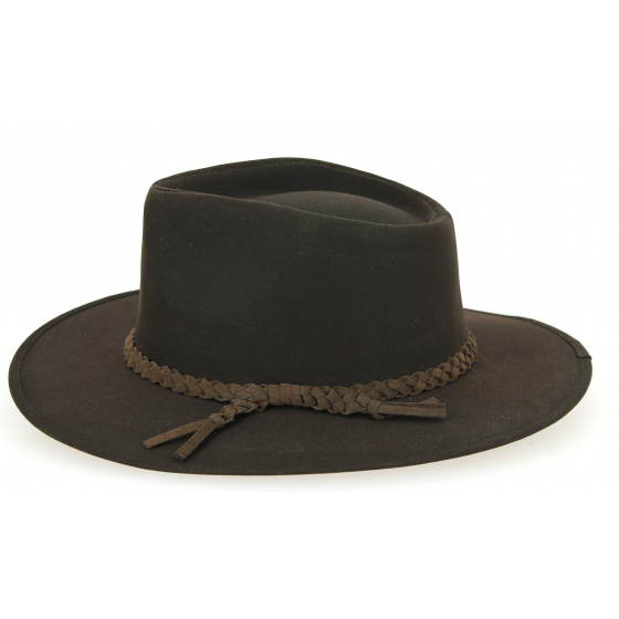 Chapeau Traveller Whitfield Brun impermeable - Aussie Apparel Chapeau Traveller Whitfield Brun impermeable - Aussie Apparel