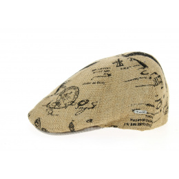 Cambered Cap Nerone Natural Jute & Cotton- Traclet