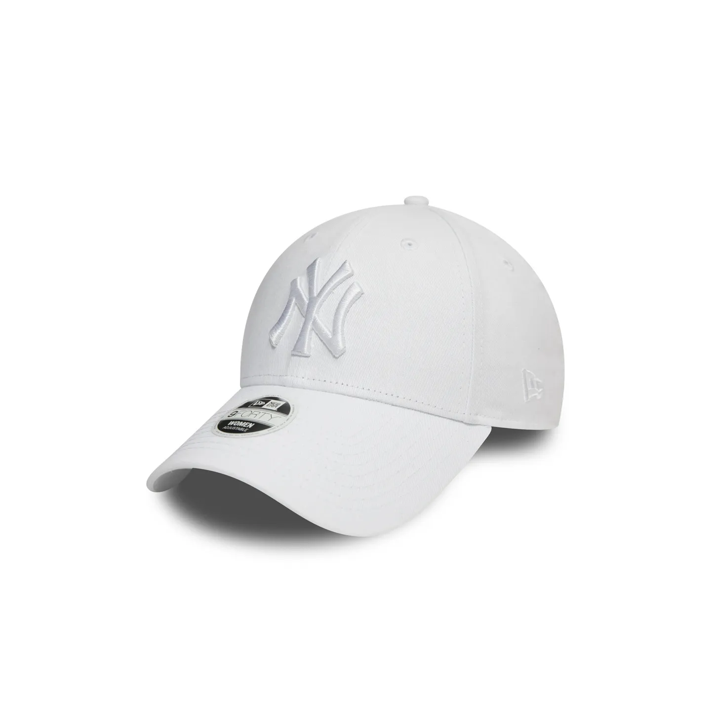 Women's NY Yankees White Cotton Baseball Cap - New Era Reference: 10659 | Traclet Hat Shop