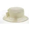 Chapeau de Cérémonie Carmen Ivoire - Traclet Reference : 978 | Chapellerie Traclet