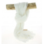 White Cotton Twisted Cheche - Traclet