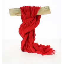 Red Cotton Twisted Cheche - Traclet Reference: 10666 | Traclet Hat Shop