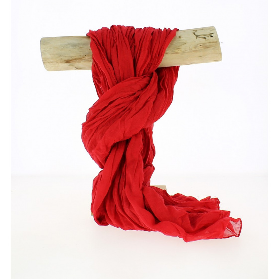 Red Cotton Twisted Cheche - Traclet