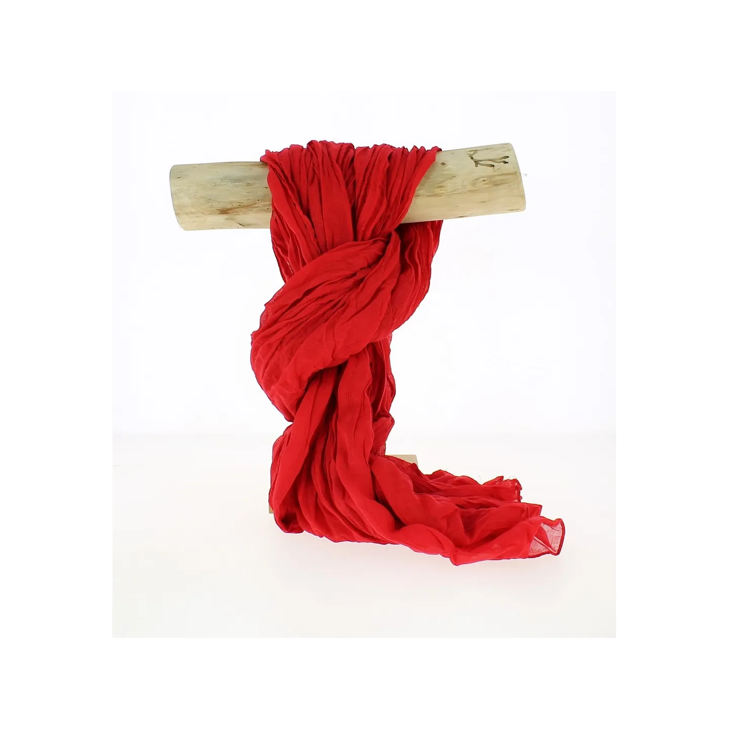 Red Cotton Twisted Cheche - Traclet Reference: 10666 | Traclet Hat Shop