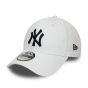 NY Yankees Essential 9Forty Cotton White Cap - New Era