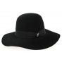 Lyne Felt Rabbit Capeline Black- Fléchet
