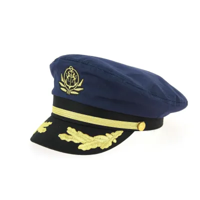 Cotton Navy Captain Cap - Traclet Reference: 10677 | Traclet Hat Shop