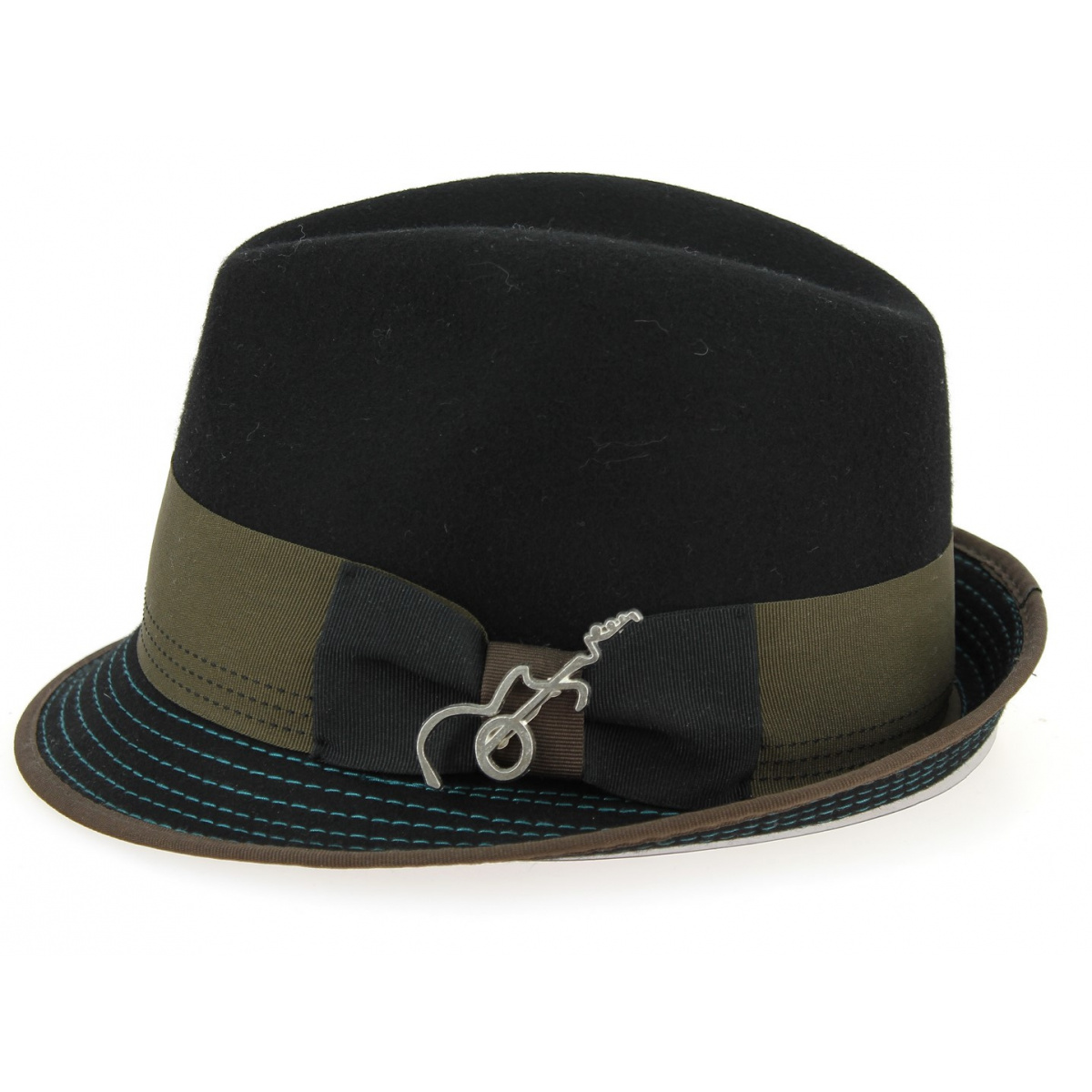 Chapeau Trilby Carlos Santana - Noir