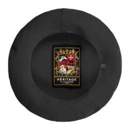 Béret Authentique Été Coton Noir- Héritage par Laulhère
